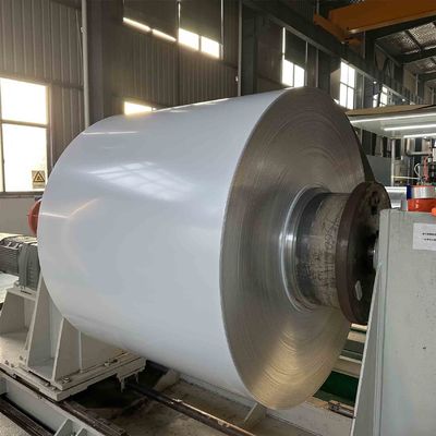 Fabricant de bobines d'aluminium recouvertes de couleur blanche pour la production