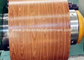 AA3003 3015 H24 Grain de bois trempé Couleur enduit en aluminium bobine enduit en aluminium PVDF pour la production