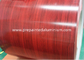 AA3003 3015 H24 Grain de bois trempé Couleur enduit en aluminium bobine enduit en aluminium PVDF pour la production