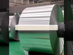 Plaque d'aluminium de haute pureté en alliage d'aluminium 1070 pour réflecteur de phare de voiture, épaisseur 0,4 à 0,8 mm, poli miroir