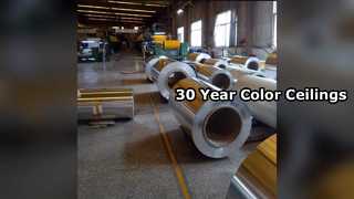 Panneaux de plafond en aluminium couleur de 30 ans