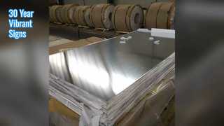 Plaque d'aluminium de signalisation de 30 ans, couleur RAL