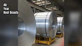 Panneaux de toit en bobine d'aluminium 3003, garantie de 40 ans