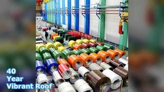 Bobine d'aluminium PVDF de panneaux de toit de 40 ans