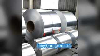 Papier d'aluminium de qualité professionnelle pour couvercles de boissons laitières