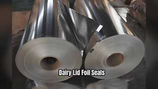 Feuille d'aluminium Pro pour couvercles de boissons laitières