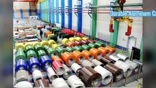 Bobine d'auvent en aluminium durable 0,6 mm enduite RAL