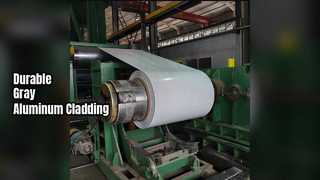 Bobine d'aluminium pour murs-rideaux 1,2 mm gris