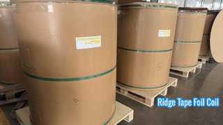 Bobine d'aluminium de bande Ridge 0,10 mm, aluminium prépeint de 45 mm de large