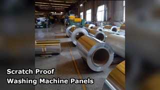 Panneaux en aluminium durables pour machines à laver