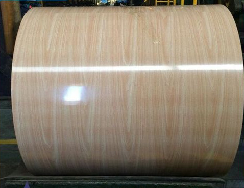 bobine en bois d'alliage d'aluminium de revêtement de modèle 3D pour la porte de volet de rouleau en métal