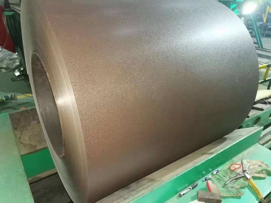 feuille en aluminium de revêtement de rouleau de catégorie comestible de couleur de l'épaisseur 8011 H14 Glod de 0.22mm utilisée pour l'anneau de traction en aluminium
