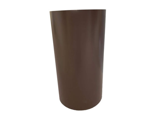 Coil de garniture en aluminium de couleur brune prépeint 24 pouces x 50 pieds.