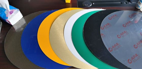Alloy1100 0,60 PE Peinture couleur revêtement cercle d'aluminium pour la production de nourriture casseroles de cuisson