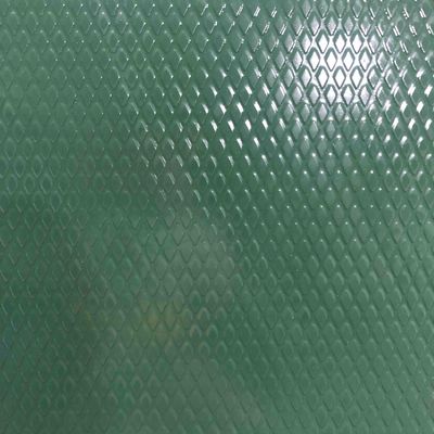 Plaque de couleur verte en aluminium en relief 0,6 mm*1250 mm utilisée dans l'industrie automobile