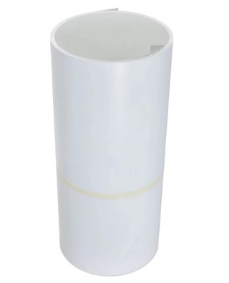 Coil de revêtement en aluminium de couleur blanche/blanche de 24 x 50 pouces x 100 pieds utilisé pour la toiture et l'installation de revêtements de toit