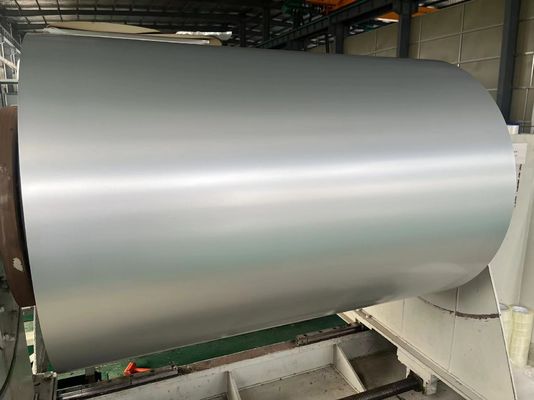 Alliage 8011 H14 Plaque d'aluminium revêtue de couleur argentée de 0,23 mm d'épaisseur bobine d'aluminium prépeinte de qualité alimentaire pour la fabrication de bouchons de vin
