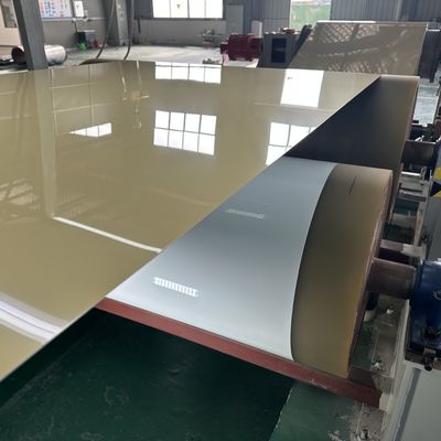 Ruloir d'aluminium recouvert de couleur recouvert d'aluminium en feuille plate Peinture de revêtement d'aluminium