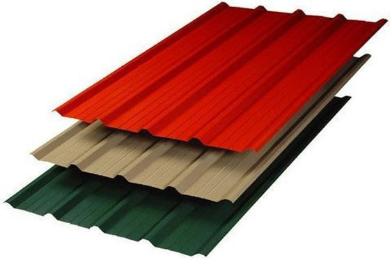 0.5-1.0 mm bobine d'aluminium recouverte de couleur / prépeinte pour les tôles de toiture ondulées