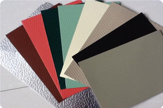 Alloy3003 26 Gauge x 36' Inch Couleurs diverses Cédron / Stucco tôle d'aluminium en relief pour panneau décoratif intérieur