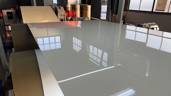 0.75mm X 48' 'alliage 3105 Kynar PVDF gris mate Ral 7046 couleur bobine d'aluminium prépeint pour feuille de toiture en aluminium