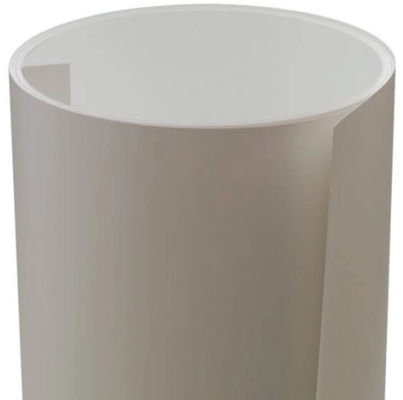 Alliage 3105 Couleur blanche 22 Gauge 0,60 mm Épaisseur 350 mm Largeur PE bobine d'aluminium prépeint pour la fabrication de gouttières