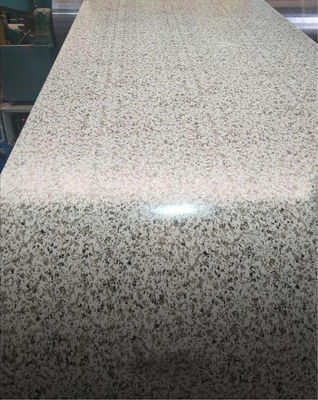 ALUMINIUM ALLOY 3105 MARBLE DESIGNED MOTORN PPAL PE PVDF peint Coil d'aluminium prépeint feuille d'aluminium pour toiture