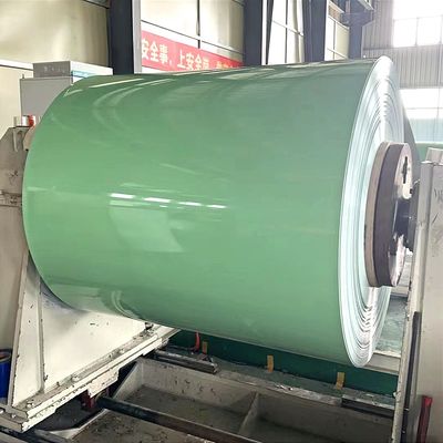 Coil d'aluminium recouvert de couleur prépeint vert de 2,0 mm pour panneaux de compartiment de train