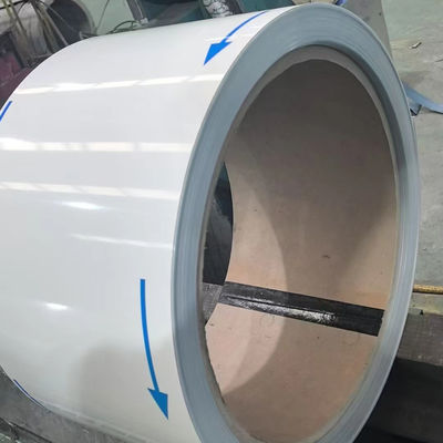 Coil d'aluminium de couleur RAL personnalisable pour la production de gouttières Largeur 300-2650 mm