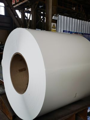 1.2 mm × 1200 mm Série 1000 bobine couleur en aluminium blanche revêtue