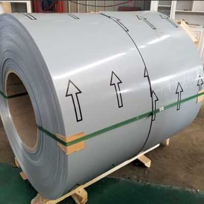 Largeur de bobine d'aluminium prépeinte 300-2650 mm Folie d'aluminium revêtue de couleur échantillon et revêtement libre Finition de surface revêtue de couleur
