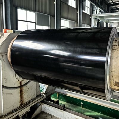 PE / PVDF enduit de 1,2 mm bobine d'aluminium prépeinte pour la décoration extérieure des véhicules, la décoration des navires