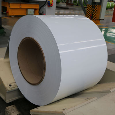 AA3003/1.3mm 1250mm bobine en aluminium prépeint en blanc pour la décoration intérieure