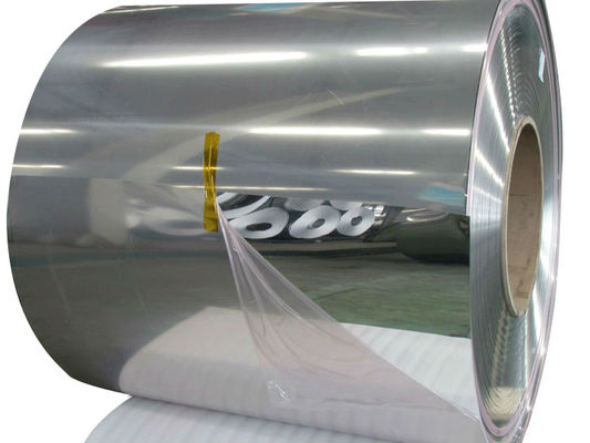 Alliage 1085 0,60 mm épaisseur miroir d'argent finition feuille d'aluminium réfléchissante au-dessus de 96% pour la fabrication de panneaux solaires