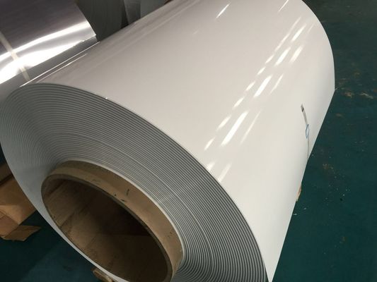 Alloy 3105 H24 Température 24 Gauge Épaisseur de couleur blanche Stuc en relief feuille d'aluminium pour revêtement extérieur de bâtiment