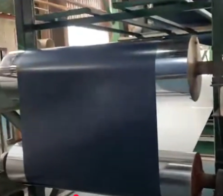 Production de panneaux composites en aluminium : tôle d'aluminium prélaquée 1060 H24 pour décoration de bâtiments, 0,28 x 914 mm, Ral 9016