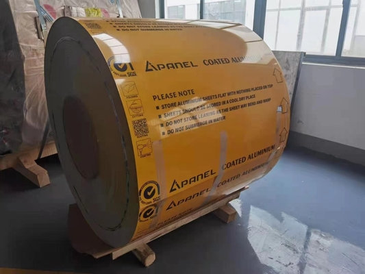 AA5052 H38 1.5MM Bobine d'aluminium prélaquée pour applications de transport ferroviaire
