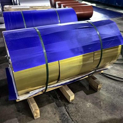 Foil d'aluminium coloré pour système de toiture (alliage AA1050/1060/1100, largeur de 0,11 mm)