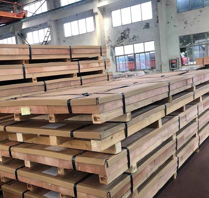 AA3004 H14 0,7 mm feuille d'aluminium revêtue de couleur pour toiture