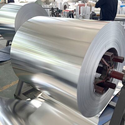 Foil d'aluminium recouvert de couleur prépeint 0,01-0,08 mm alliage 8011/8079 avec résistance aux UV