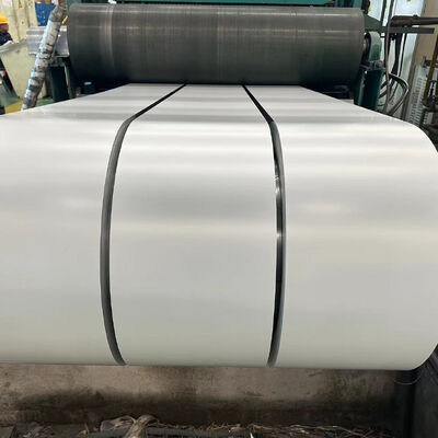 High Gloss white Pre Painted Aluminum Coil .032x15'' for making 6'' Gutters