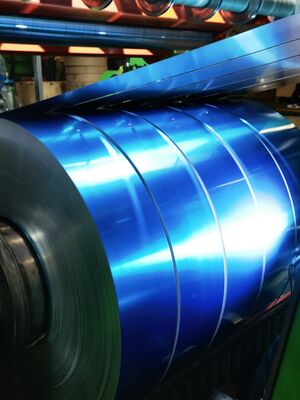 Bobine d'aluminium prélaquée pour lettres-boîtiers, alliage d'aluminium 3003 H24, couleur blanche, largeur 300 mm, épaisseur 1 mm pour la fabrication d'enseignes