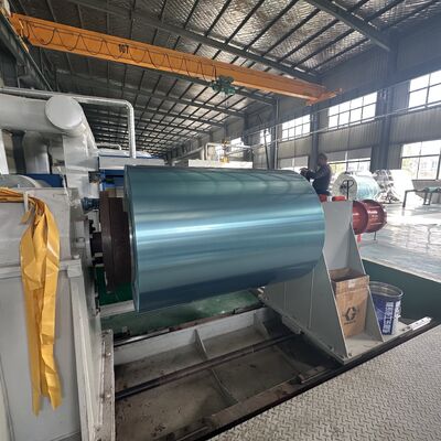 bobine de papier d'aluminium prépeinte par largeur de l'épaisseur 45mm de 0.10mm pour la fabrication enroulable de bande de Ventilation de crête