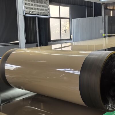 Alliage 3105 bobine d'aluminium prépeinte avec revêtement PPG Kynar PVDF en gris mat RAL 7046 pour les tôles de toiture