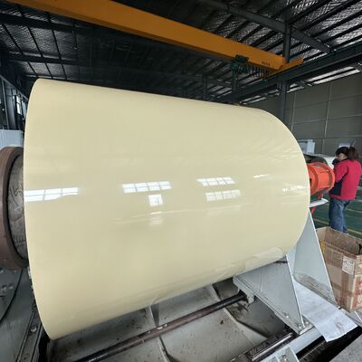 Bobine d'aluminium prélaqué de 0,5 à 1,0 mm d'épaisseur, résistante à la corrosion, couleurs personnalisées, pour tôles de toiture ondulées