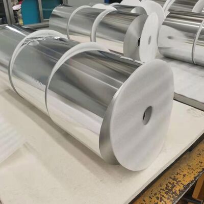 Feuille d'aluminium en alliage d'aluminium 8011 pour couvercles de produits laitiers et de boissons | Épaisseur 0,02–0,05 mm | Largeur 200-1 000 mm | Revêtement de qualité alimentaire