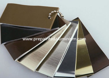 Papier d'aluminium stratifié de finition de miroir, feuille en aluminium anodisée spéculaire de miroir