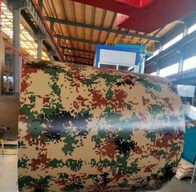 Plat en aluminium enduit d'une première couche de peinture par modèle disruptif pour la toiture de construction