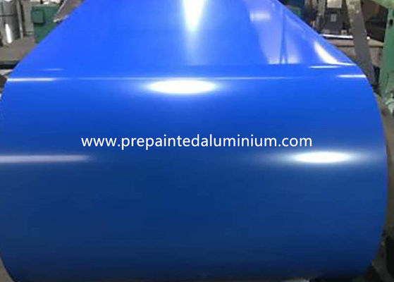 0.4mm 1250mm 3000 série aluminium revêtu de rouleau bleu utilisé dans le panneau de toiture