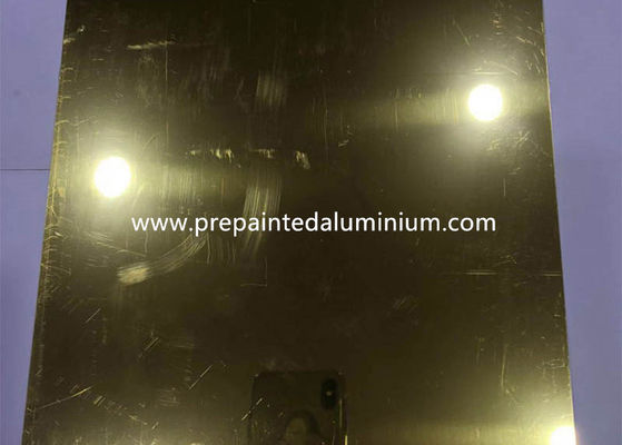 Le stratifié en aluminium d'éclairage de feuille de finition de miroir d'EN572 1mm 1250mm a poli anodisé